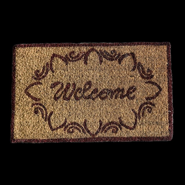 Welcome Coir Mat Red 40x65